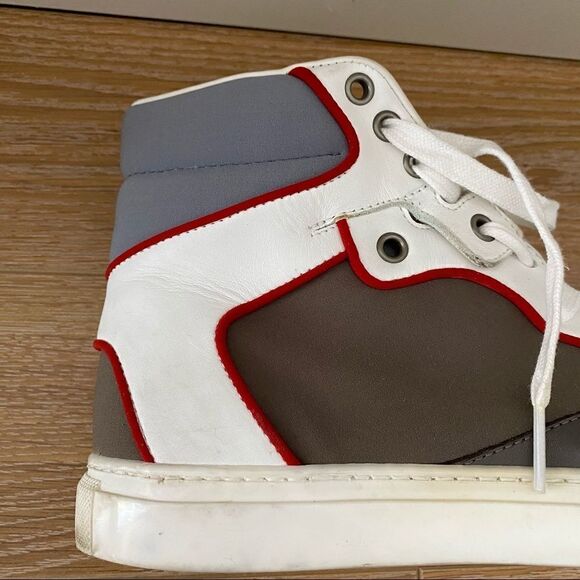 BALENCIAGA-MULTI Colour Panelled Leather High Top - Picture 8 of 16
